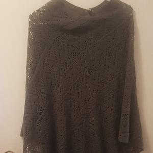 🌼3 for 22🌼Britt's Knits Dark Gray Poncho